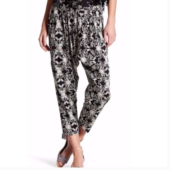 Free People Pants - Free People Casablanca Printed Harem Pants